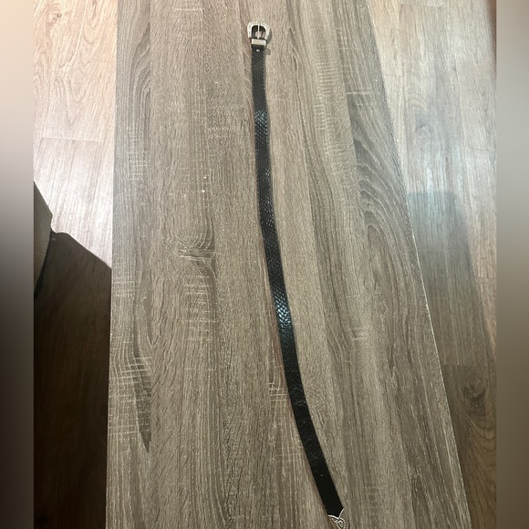 Vintage black leather belt - Picture 11 of 11